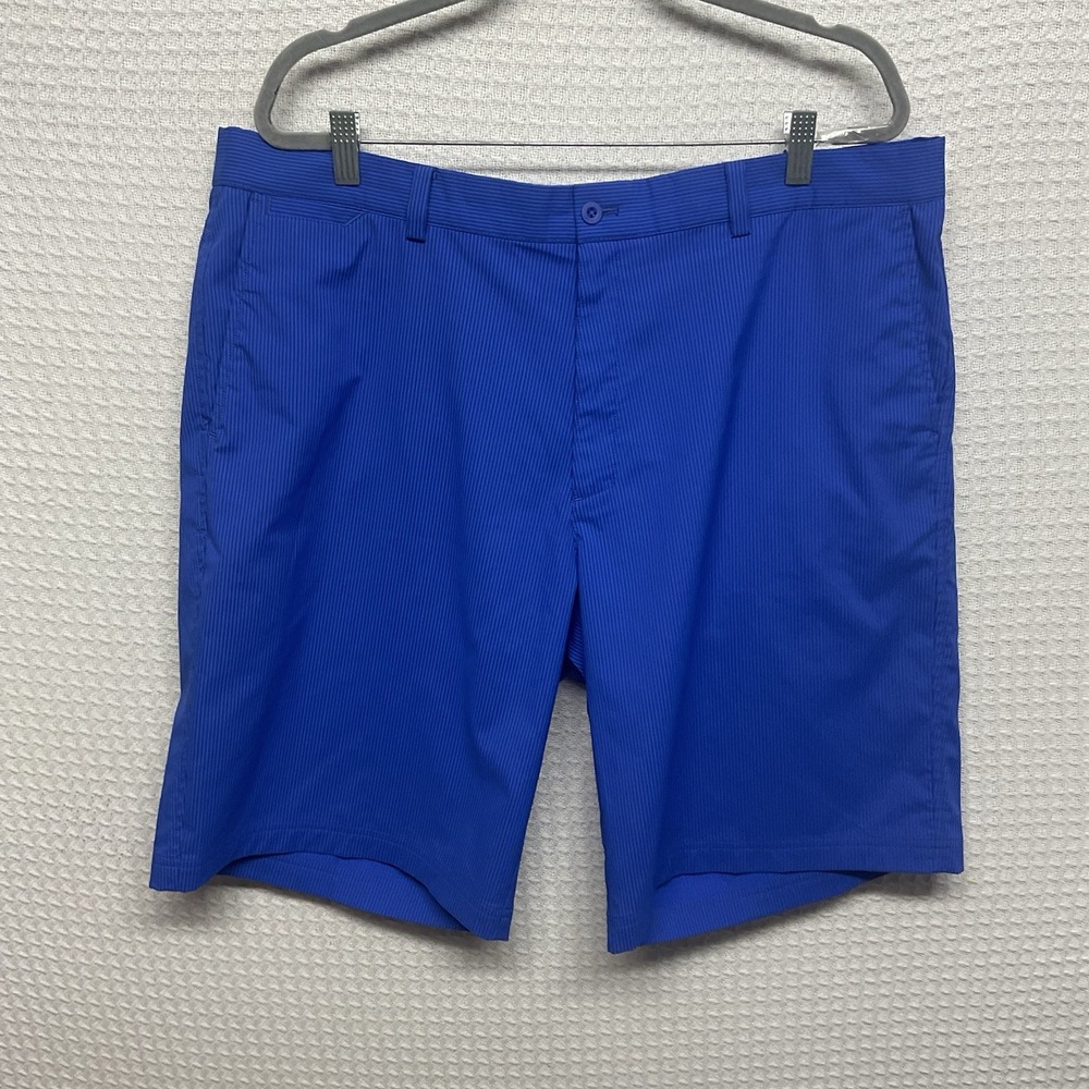 Nike Golf Tour Performance Outdoors Striped Mens Shorts  Blue Dri Fit Size 40